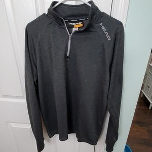 Head Grey/Black Quarter Zip